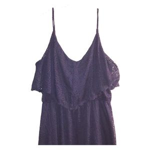Plus size navy lace beach dress!